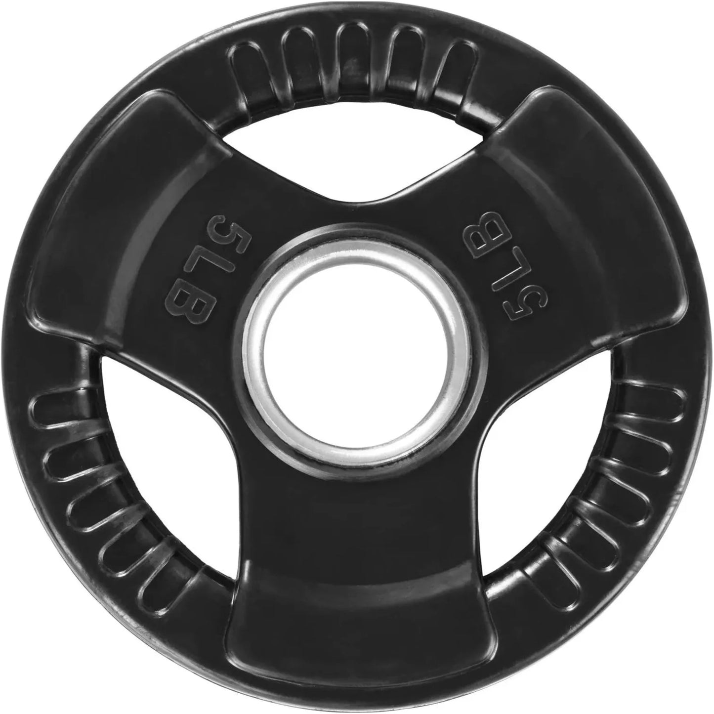 French Fitness Rubber Grip Olympic Weight Plate Set 350 lbs - My Store