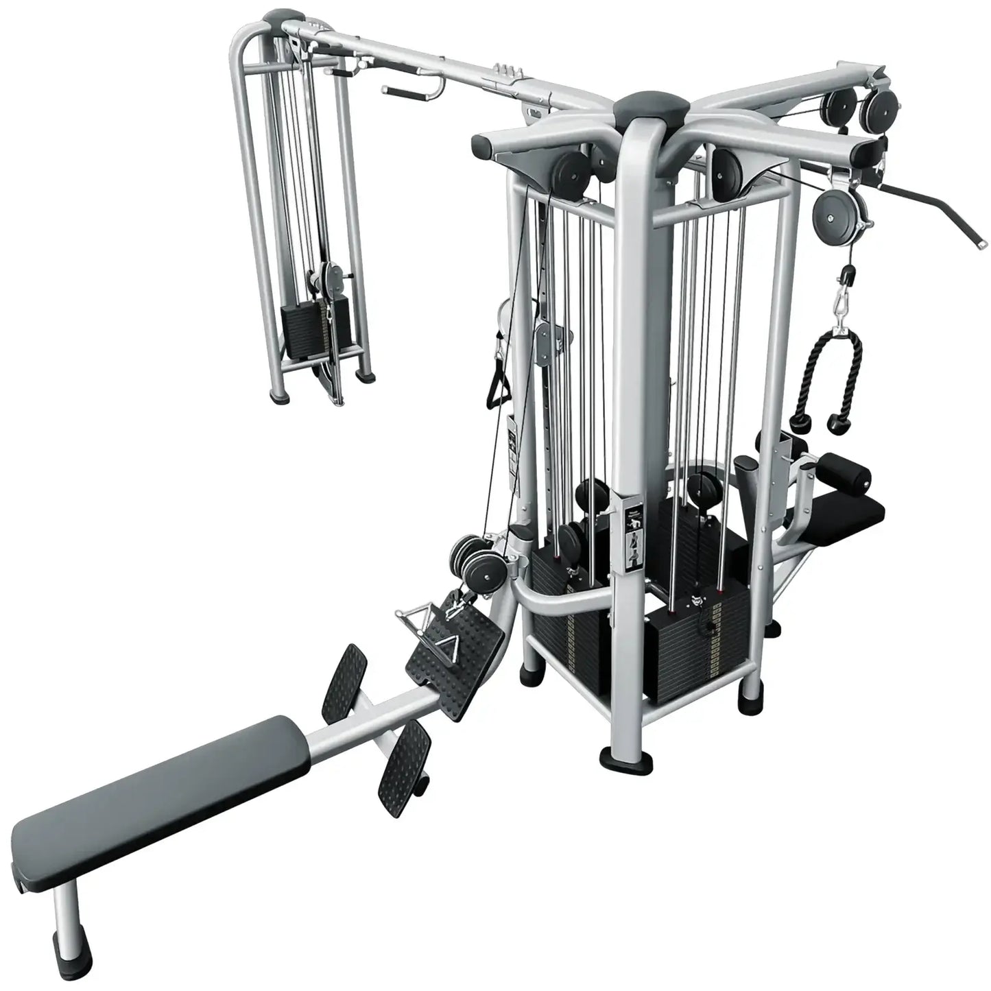 French Fitness FFS Silver 5 Stack Multi Jungle Gym - My Store