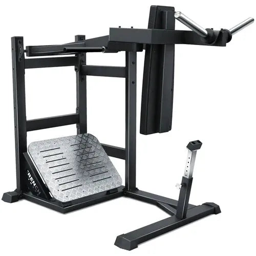 French Fitness FFB Black Pendulum Squat Leg Press Machine - My Store