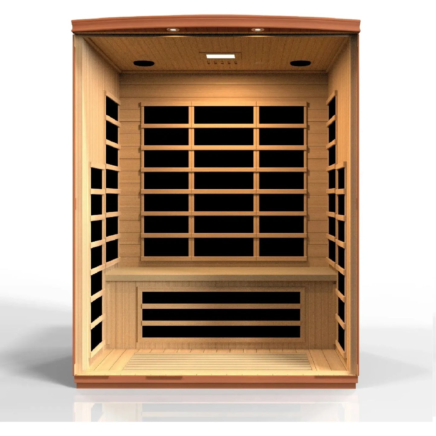 Dynamic "Lugano" FAR Infrared Sauna Low EMF with Hemlock Wood - My Store