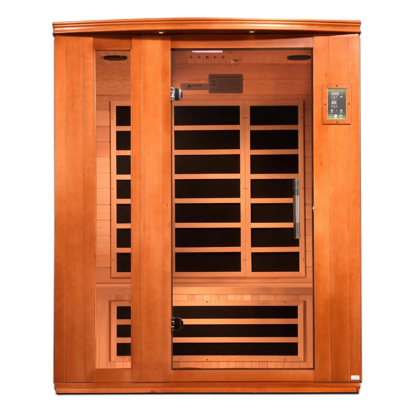 Dynamic "Lugano" FAR Infrared Sauna Low EMF with Hemlock Wood - My Store