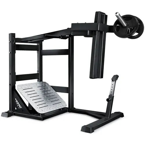 French Fitness FFB Black Pendulum Squat Leg Press Machine - My Store