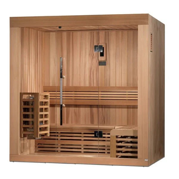 "Copenhagen Edition" Traditional Sauna Steam Sauna with Red Cedar Wood - My Store