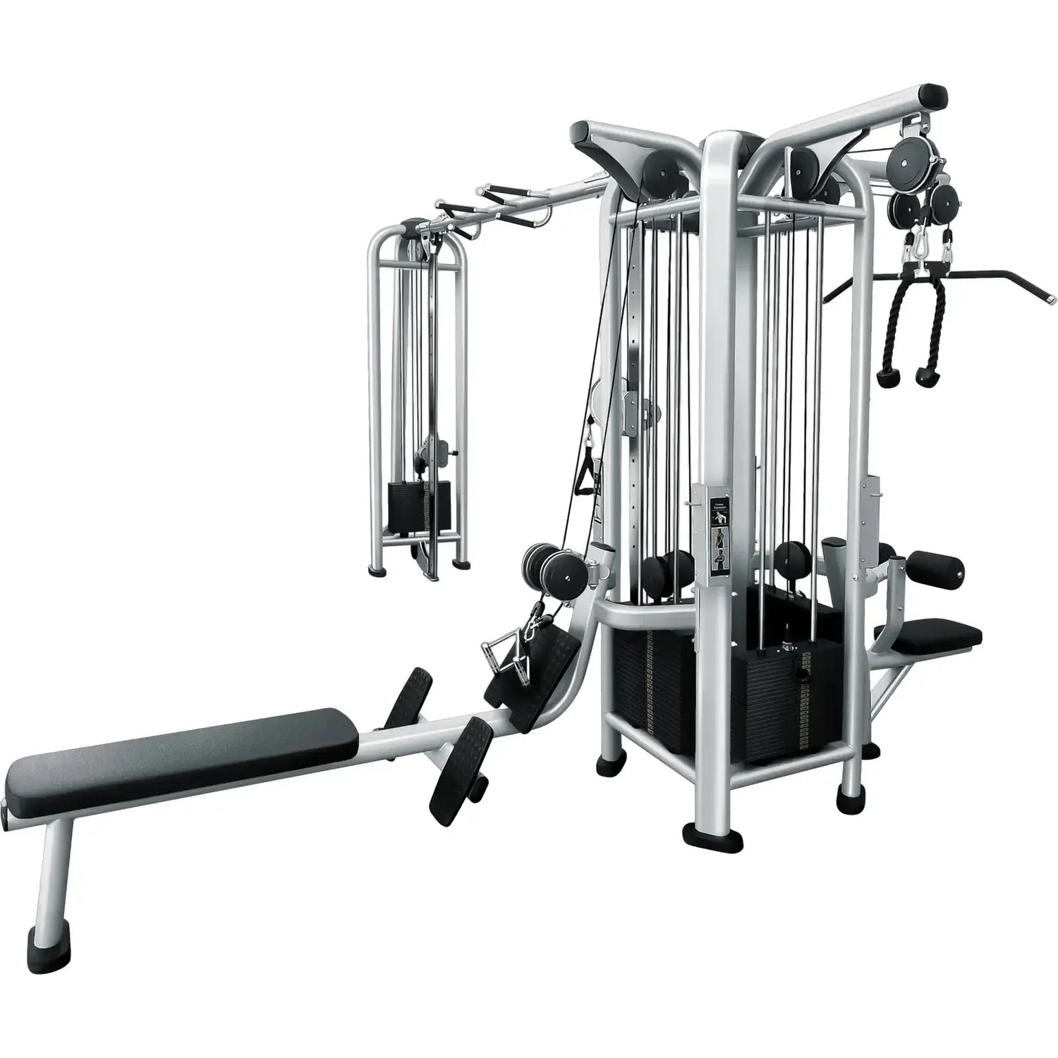 French Fitness FFS Silver 5 Stack Multi Jungle Gym - My Store