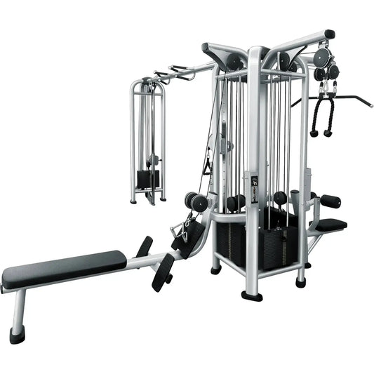 French Fitness FFS Silver 5 Stack Multi Jungle Gym - My Store