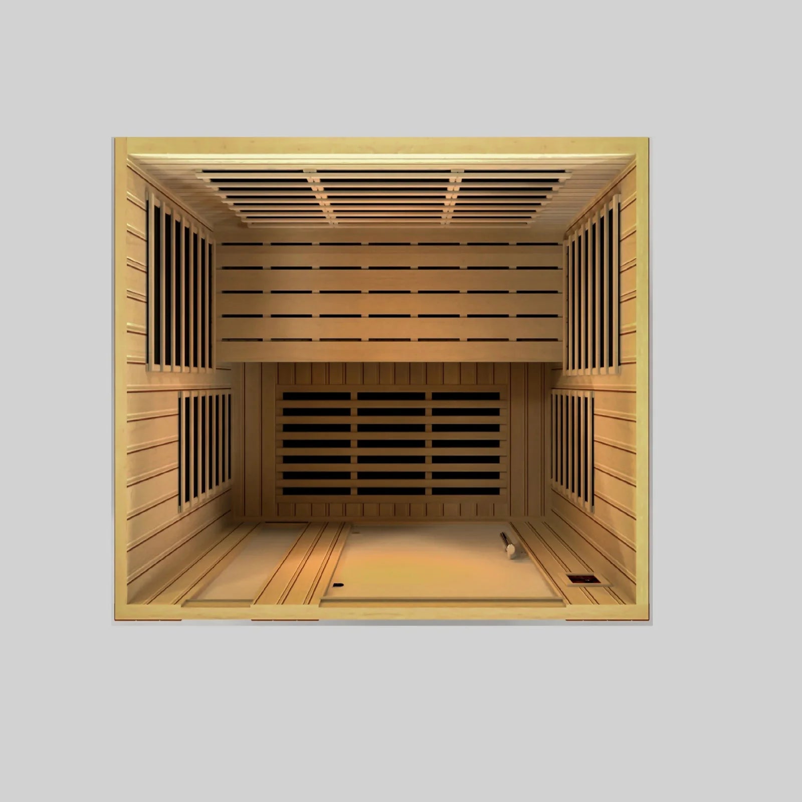 Dynamic "Lugano" FAR Infrared Sauna Low EMF with Hemlock Wood - My Store